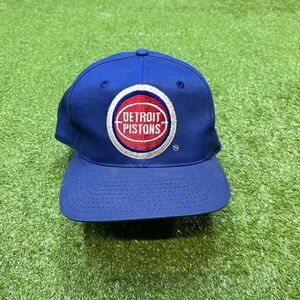 Vintage Detroit Pistons Snapback Hat 90s OSFA
